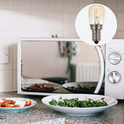 Lampadina alogena con attacco e14 25 watt per cappa e forno max 300¡ãC luce calda 2700k - enzoled