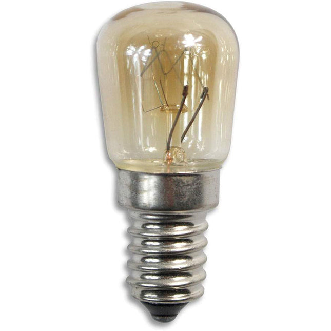 Lampadina alogena con attacco e14 25 watt per cappa e forno max 300¡ãC luce calda 2700k - enzoled