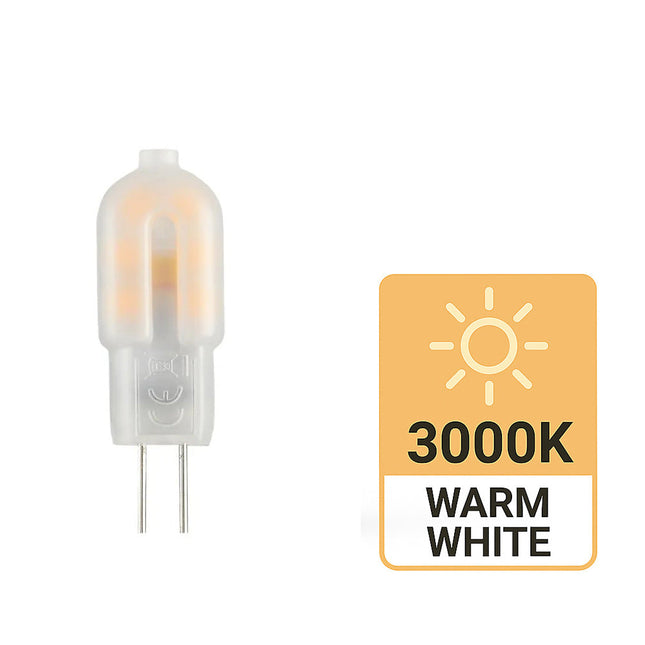Lampadina led 2 watt attacco G4 12 Volt copertura opaca