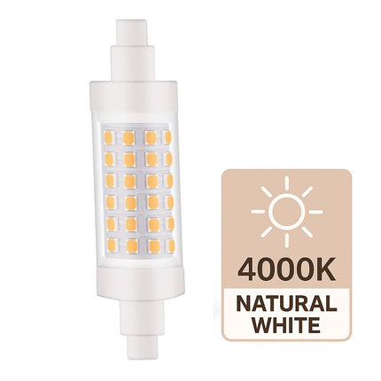 Lampadina led attacco R7S 8 Watt luce bianca calda naturale