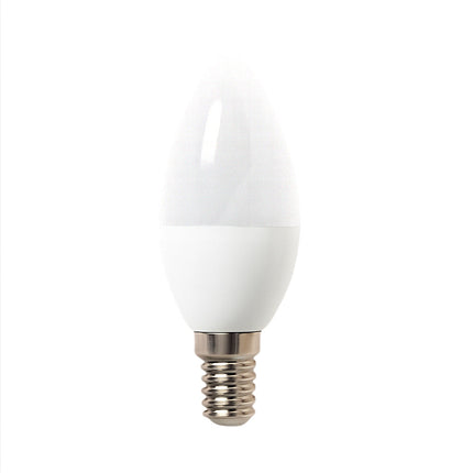 Lampadina led E14 6 watt candela luce fredda calda e naturale enzoled