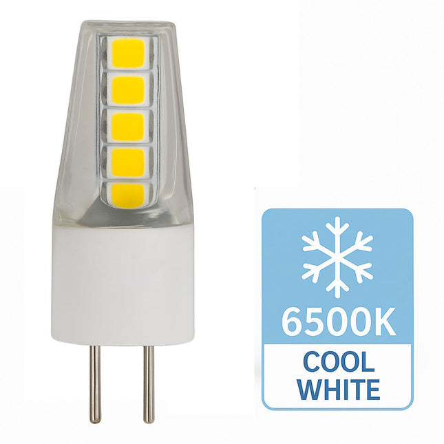 Lampadina 10 led 2,5 watt 12V attacco G4 luce fredda calda naturale
