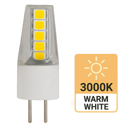 Lampadina 10 led 2,5 watt 12V attacco G4 luce fredda calda naturale