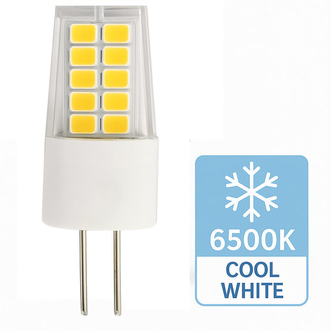 Lampadina 20 led 3 watt 12V attacco G4 luce fredda calda naturale