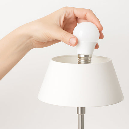 Lampadina led a sfera 6 watt E27 luce fredda calda naturale enzoled