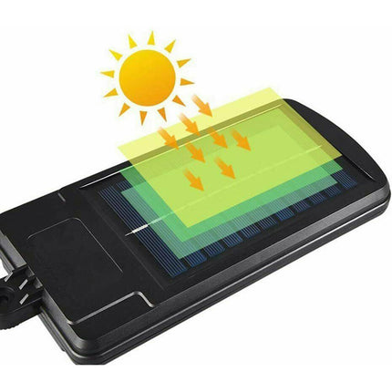 Lampione con pannello solare 30 watt lampioncino con sensore crepuscolare e di movimento per esterno 3 modalità di luce IP65 - enzoled