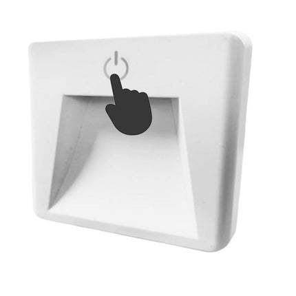 Luce notturna a led 0.5 watt con accensione touch lampada con spina punto luce - enzoled