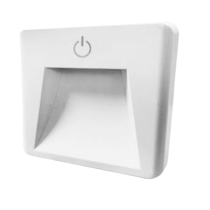 Luce notturna a led 0.5 watt con accensione touch lampada con spina punto luce - enzoled