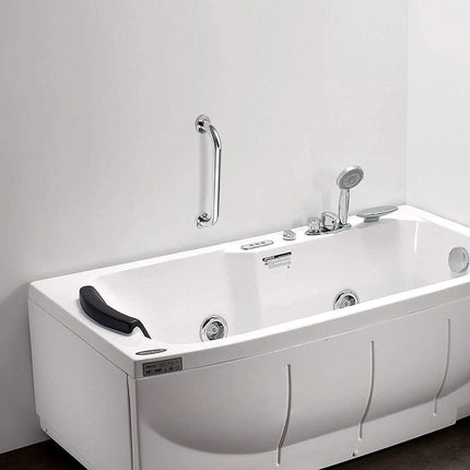 Maniglione di sicurezza da bagno in metallo cromato supporto da parete per anziani disabili bambini - enzoled