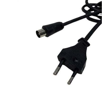 Antenna tv amplificata per interni fino a 38db ricezione digitale terrestre DVB T T2 segnale ultra hd risoluzione 4k uhf vhf - enzoled