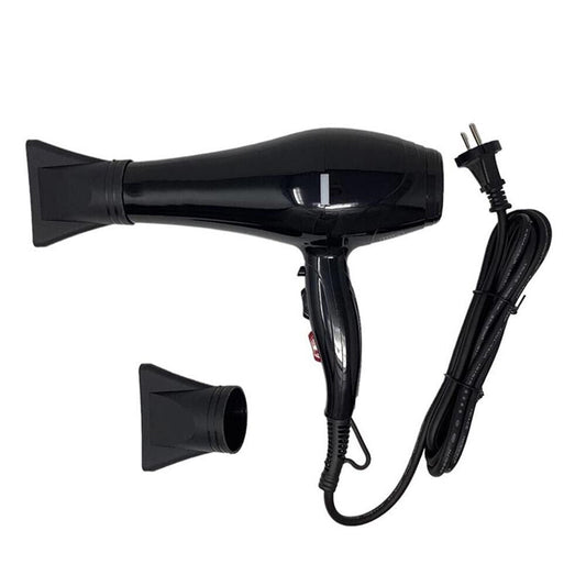 Asciugacapelli professionale 2400 watt phon 2 velocità temperatura aria fredda e calda hair dryer con 2 beccucci - enzoled