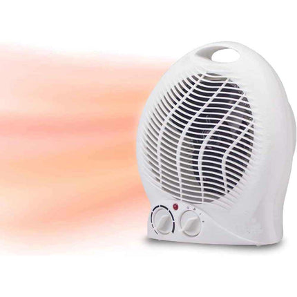 Termoventilatore elettrico doppia potenza 1000 e 2000 watt caldo bagno aria calda e fredda scaldino - enzoled