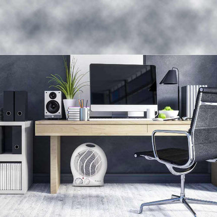 Termoventilatore elettrico doppia potenza 1000 e 2000 watt caldo bagno aria calda e fredda scaldino - enzoled