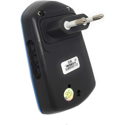 Campanello wireless senza fili con spina incorporata 38 melodie wifi doorbell volume regolabile indicatore led - enzoled