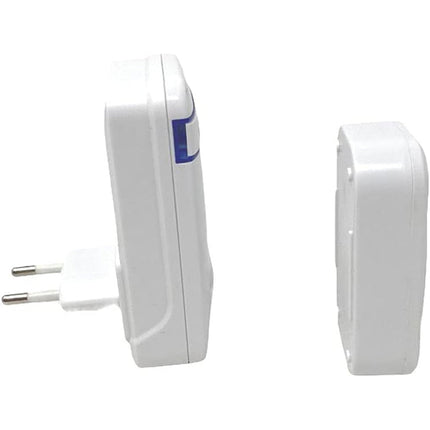 Campanello wireless senza fili con spina incorporata 38 melodie wifi doorbell volume regolabile indicatore led - enzoled