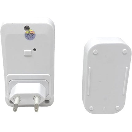 Campanello wireless senza fili con spina incorporata 38 melodie wifi doorbell volume regolabile indicatore led - enzoled
