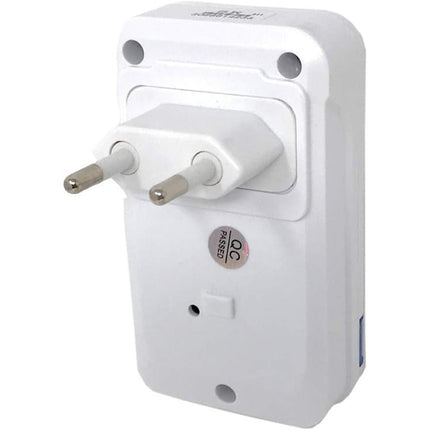 Campanello wireless senza fili con spina incorporata 38 melodie wifi doorbell volume regolabile indicatore led - enzoled