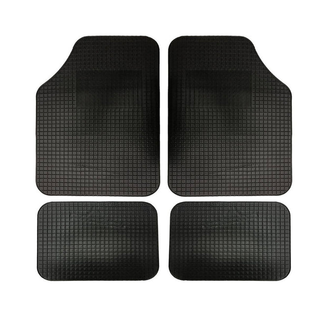 Tappetini da auto universali set di 4 tappetti anteriore e posteriore con gommini antiscivolo tappeto - enzoled