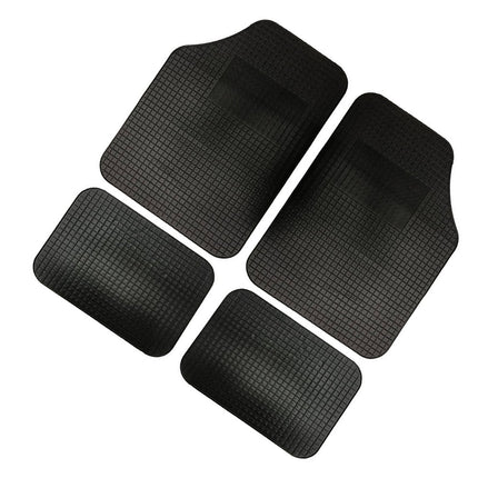 Tappetini da auto universali set di 4 tappetti anteriore e posteriore con gommini antiscivolo tappeto - enzoled