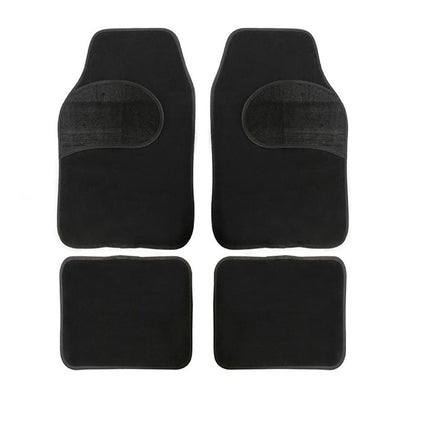 Tappetini da auto universali set di 4 tappetti anteriore e posteriore con gommini antiscivolo tappeto - enzoled