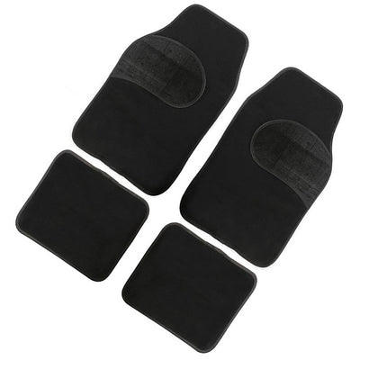 Tappetini da auto universali set di 4 tappetti anteriore e posteriore con gommini antiscivolo tappeto - enzoled