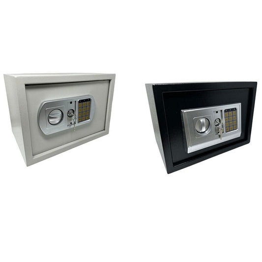 Cassaforte a muro con combinazione numerica digitale elettronica e doppia chiave di sicurezza 35x25 cm - enzoled