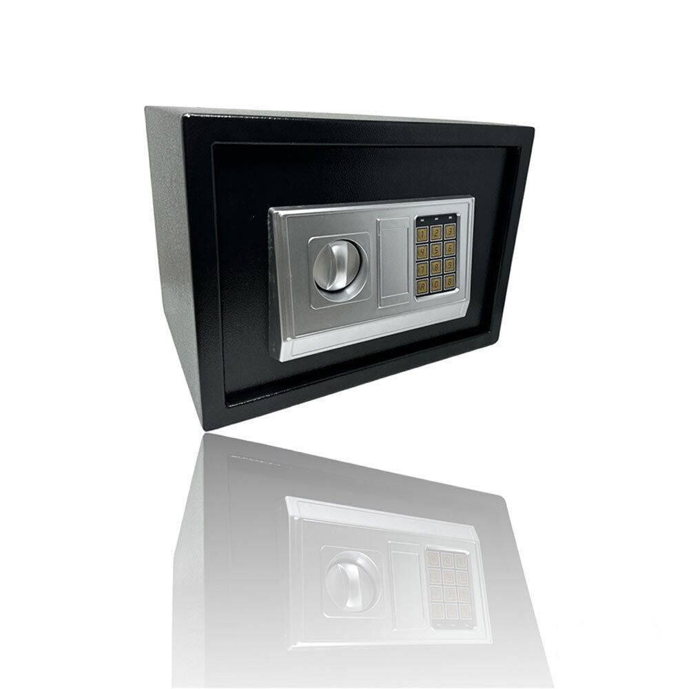 Cassaforte a muro con combinazione numerica digitale elettronica e doppia chiave di sicurezza 35x25 cm - enzoled