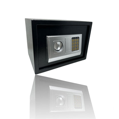 Cassaforte a muro con combinazione numerica digitale elettronica e doppia chiave di sicurezza 35x25 cm - enzoled