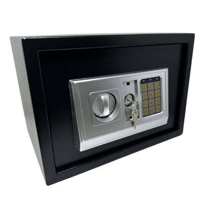 Cassaforte a muro con combinazione numerica digitale elettronica e doppia chiave di sicurezza 35x25 cm - enzoled