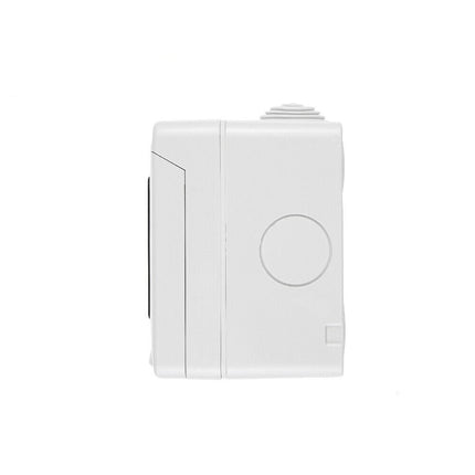 Cassetta con coperchio idrobox per esterno a 2 3 4 posti compatibile con vimar plana custodia per interruttori ip55 - enzoled