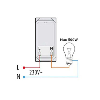 Interruttore dimmer compatibile con vimar plana regolatore controller con manopola per luci illuminazione led 500 watt 230V - enzoled