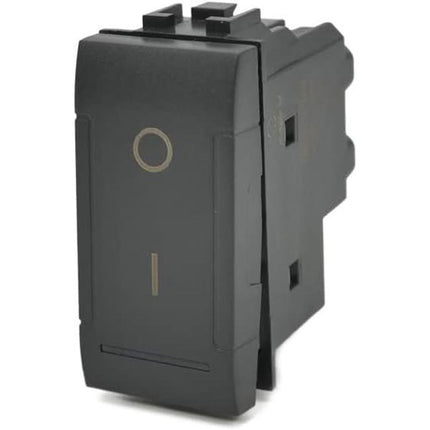 Interruttore bipolare compatibile con living light international air pulsante luce 16ax 250vac - enzoled