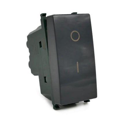 Interruttore bipolare compatibile con vimar plana pulsante luce 16ax 250vac - enzoled