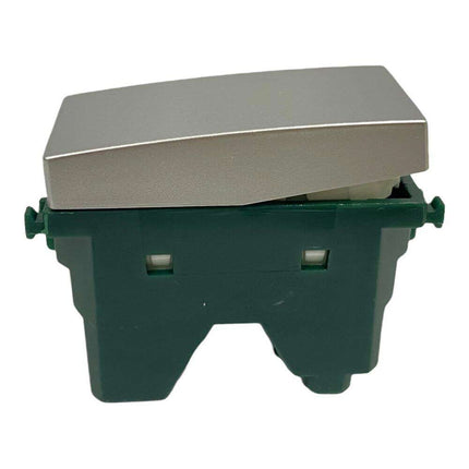 Interruttore unipolare illuminabile con spia luminosa compatibile con vimar plana pulsante luce 16ax 250vac - enzoled