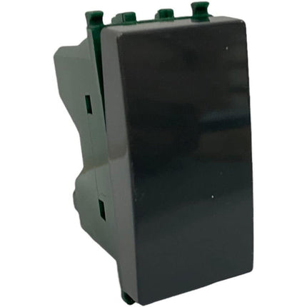 Invertitore bipolare compatibile con vimar plana interruttore pulsante 2p 16ax 250vac - enzoled