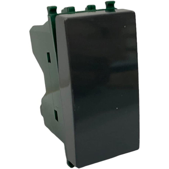 Invertitore bipolare compatibile con vimar plana interruttore pulsante 2p 16ax 250vac - enzoled