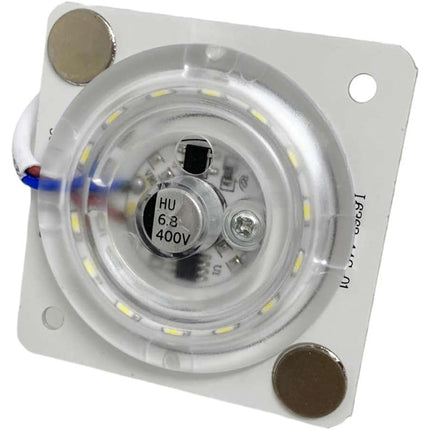 Modulo led sottopensile 220V 14 led smd piastra con base calamitata 3000k 4000k 6500k pannello di ricambio per plafoniera neon - enzoled