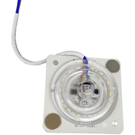 Modulo led sottopensile 220V 14 led smd piastra con base calamitata 3000k 4000k 6500k pannello di ricambio per plafoniera neon - enzoled