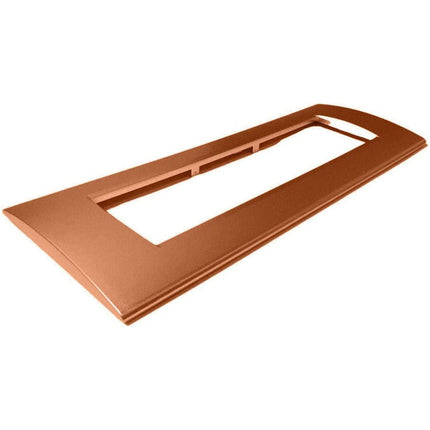 Placchetta a 3 4 7 posti arancio cassetta 503 compatibile con living light supporto cover - enzoled