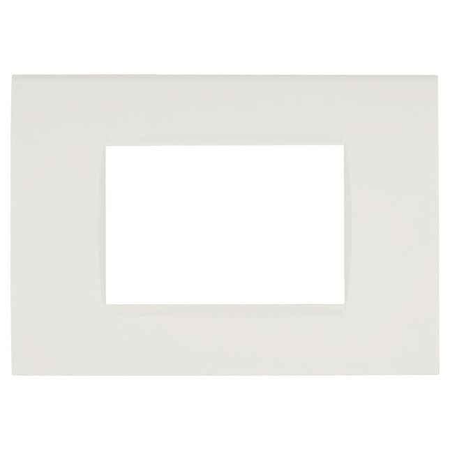 Placchetta a 3 4 7 posti bianca cassetta 503 compatibile con living light supporto cover - enzoled