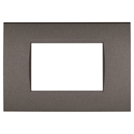 Placchetta a 3 4 7 posti testa di moro cassetta 503 compatibile con living light supporto cover - enzoled
