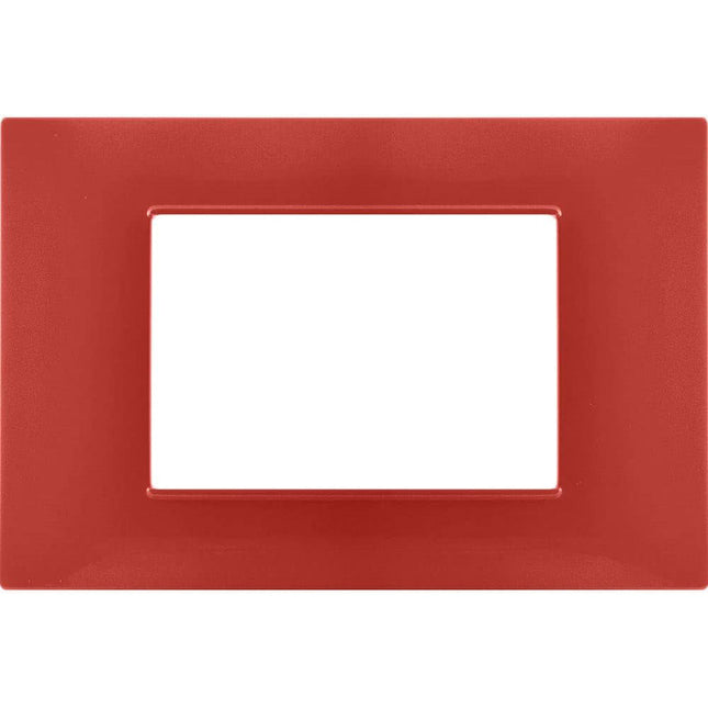 Placchetta per interruttore a 3 4 7 posti corallo cassetta 503 compatibile con vimar plana supporto cover - enzoled