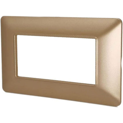 Placchetta per interruttore a 3 4 7 posti sabbia cassetta 503 compatibile con btcino matix supporto cover - enzoled