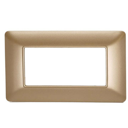 Placchetta per interruttore a 3 4 7 posti sabbia cassetta 503 compatibile con btcino matix supporto cover - enzoled
