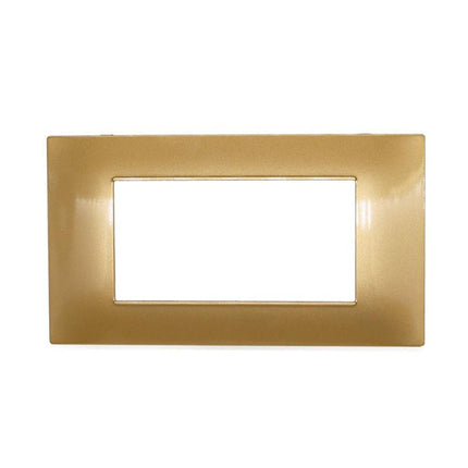 Placchetta per interruttore a 3 4 7 posti sabbia cassetta 503 compatibile con vimar plana supporto cover - enzoled
