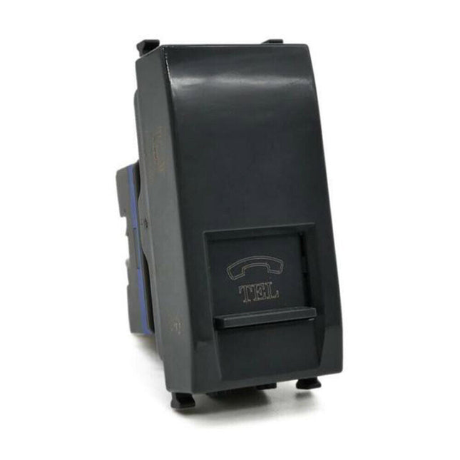 Presa telefonica rj11 compatibile con vimar plana connettore per cavo telefono - enzoled