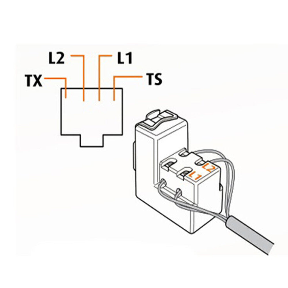 Presa telefonica rj11 compatibile con vimar plana connettore per cavo telefono - enzoled