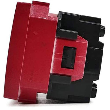 Presa schuko rossa 16A compatibile con Living Light International Air prese spina 2P gruppo di continuità ups cassetta 503 - enzoled