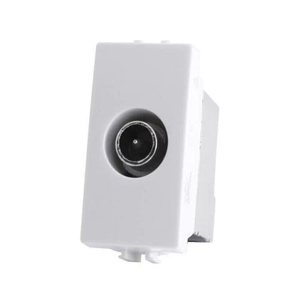 Presa tv passante compatibile con vimar plana connettore maschio prese da incasso per moduli - enzoled