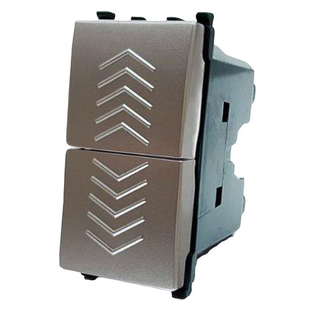 Doppio pulsante compatibile con vimar plana tasto interruttore saliscendi 1p 10a 220v - enzoled